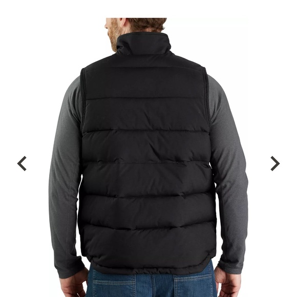 Carhartt Men’s Montana Loose Fit Sherpa Lined Insulated Puffer Vest Black XL - Picture 2 of 8